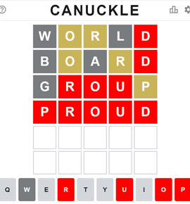 Canuckle game